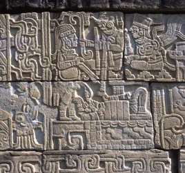 Zentralrelief, Nordwand, Südlicher Ballspielplatz, Totonac, Spätklassische Periode